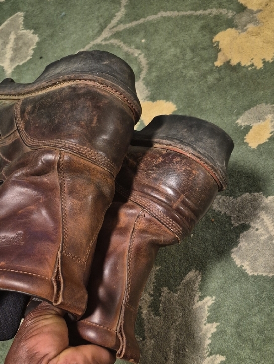 Red Wing Shoes Brown Leather Work Boot with Lug Sole main image 10